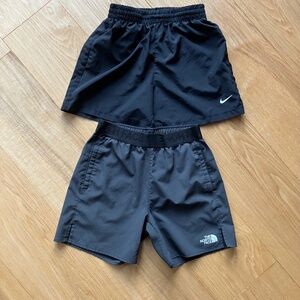 2 pairs boys athletic lightweight shorts, medium (10)